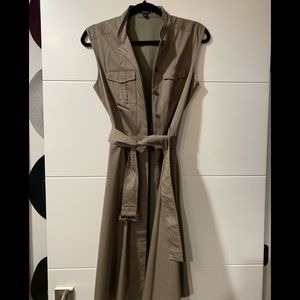 Ann Taylor midi dress with belt.Elegant and classy